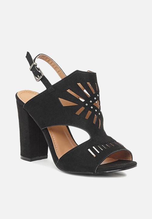 Seduction - Laser-cut heel - black