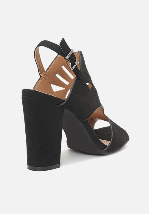 Seduction - Laser-cut heel - black