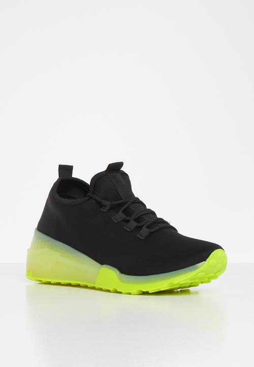 Tom Tom - Ease jelly sneaker - black & yellow