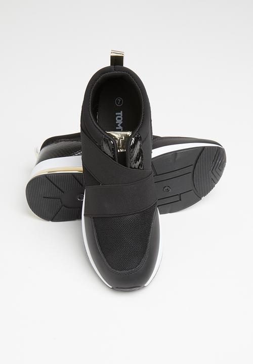Tom Tom - Criss-cross sneaker - black