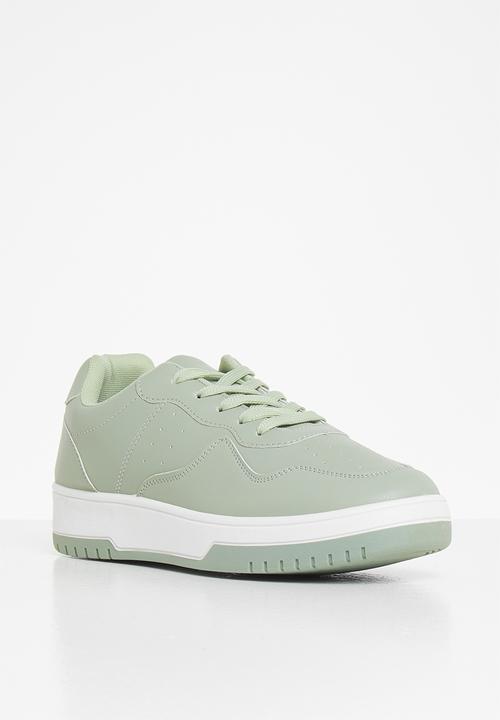Tom Tom - Pin punch sneaker - sage