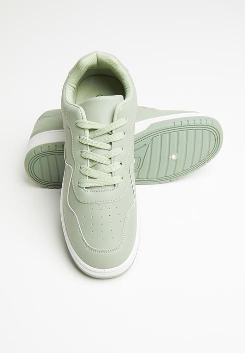 Tom Tom - Pin punch sneaker - sage