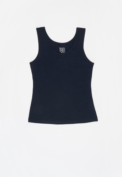 Rebel Republic - Tween girls 2 pack vests - multi