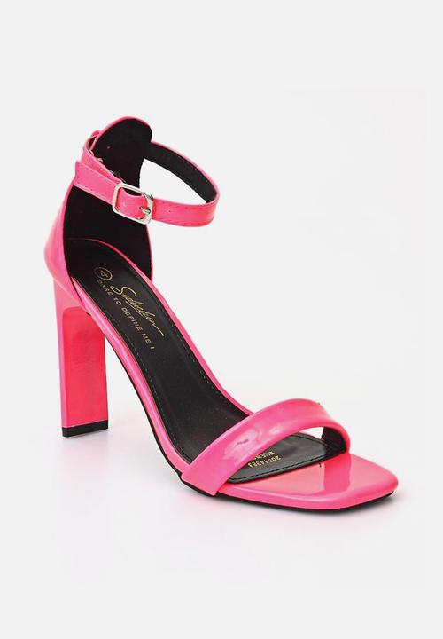 Seduction - Ankle strap heel - hot pink