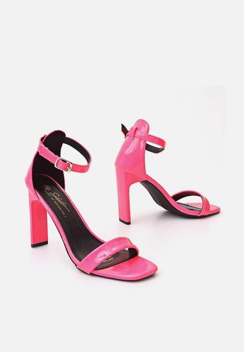Seduction - Ankle strap heel - hot pink