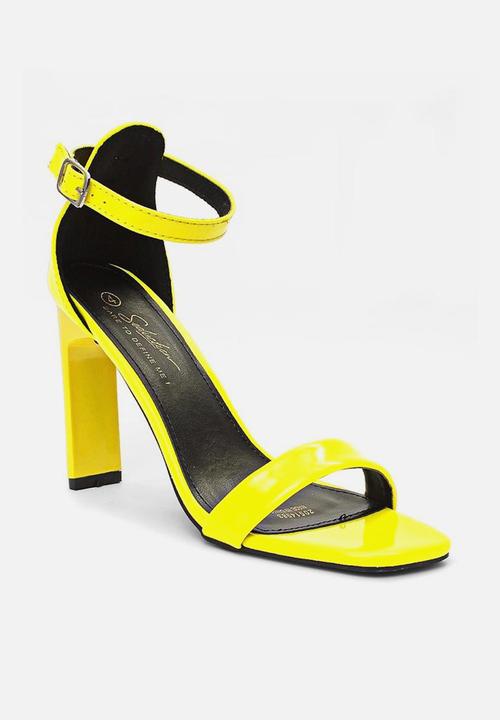 Seduction - Ankle strap heel - yellow