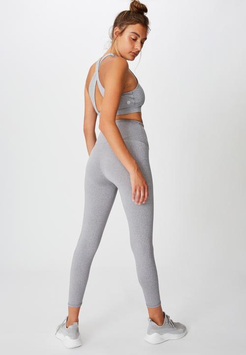 Cotton On - Active high waist core 7/8 tight - grey 