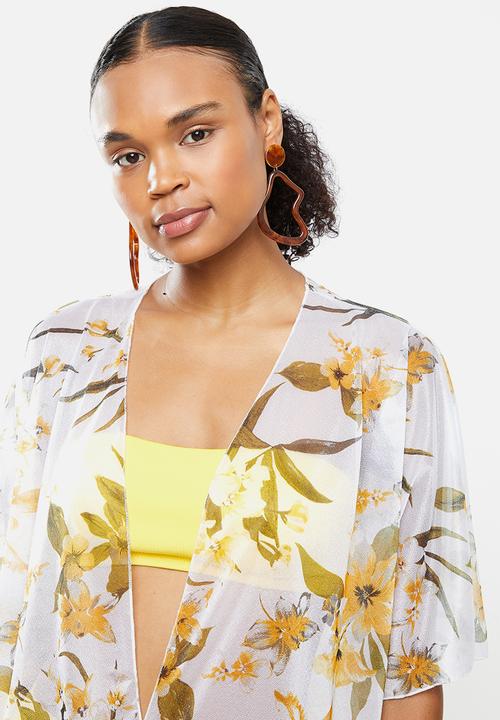 STYLE REPUBLIC - Floral short cover up - multi