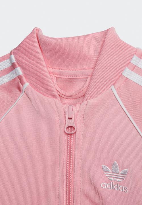 adidas Originals - Sst tracksuit - light pink & white