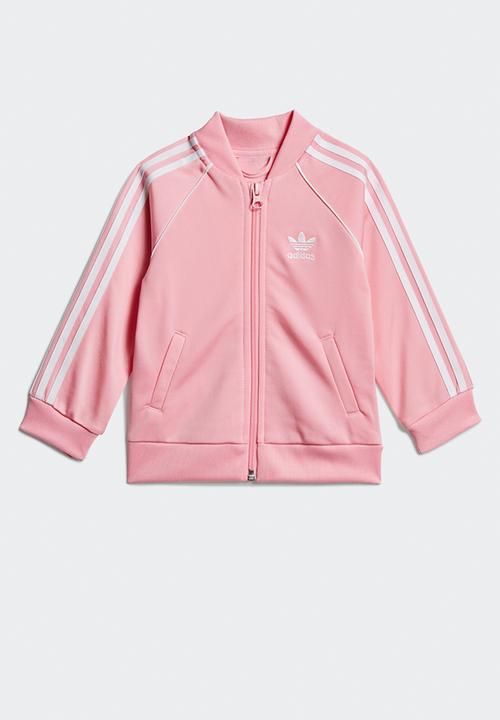 adidas Originals - Sst tracksuit - light pink & white