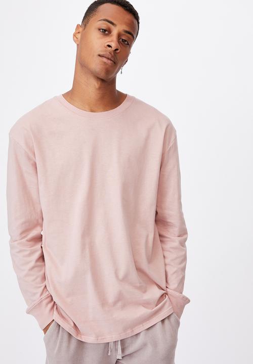 Cotton On - Tbar long sleeve T-shirt - dirty pink