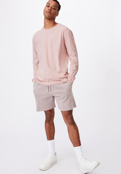 Cotton On - Tbar long sleeve T-shirt - dirty pink