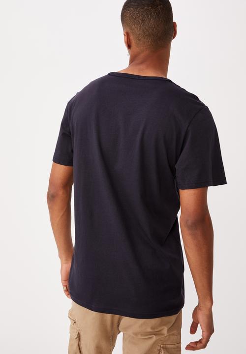Cotton On - Essential henley T-shirt - navy