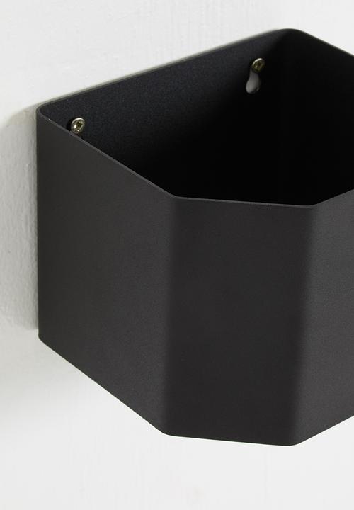Emerging Creatives - Wall mounted herb box - black