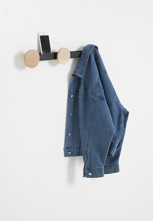 Emerging Creatives - Round wall hooks - black