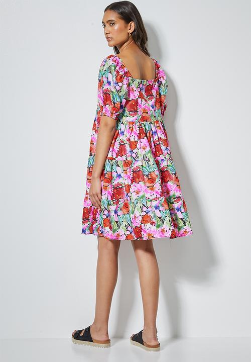 Superbalist - Tiered dress mini - multi