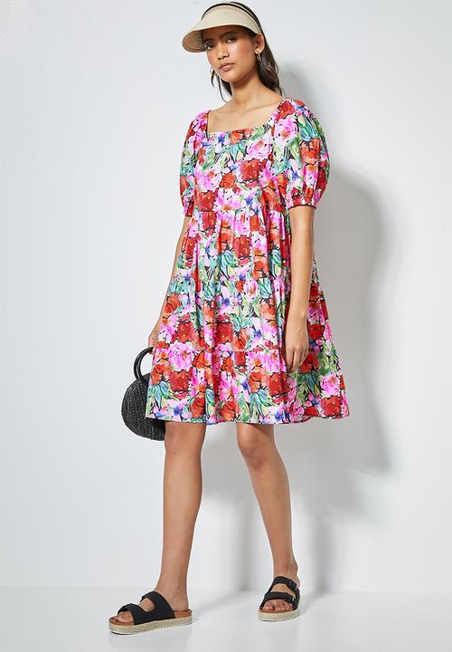 Superbalist - Tiered dress mini - multi