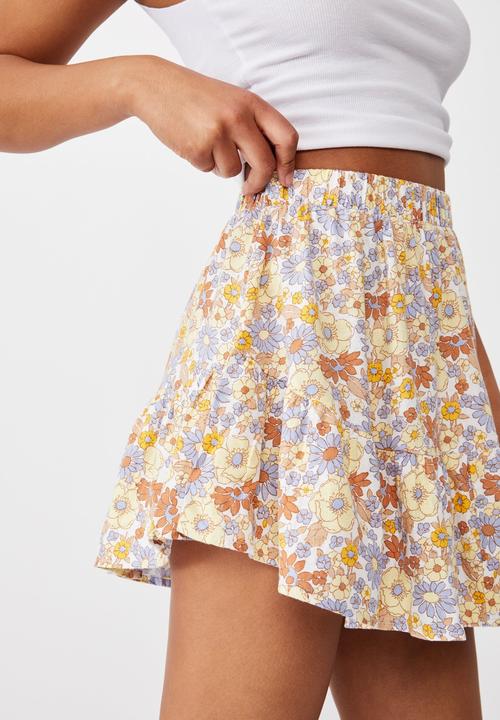 Cotton On - Spin me around circle skirt - nikita floral white