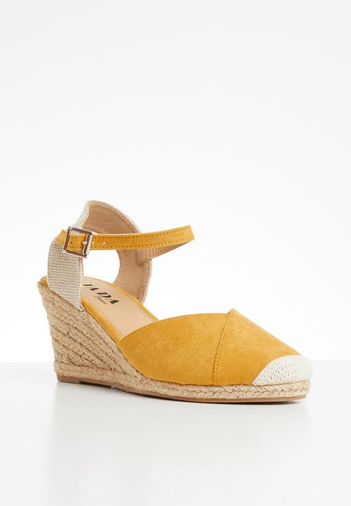 Jada - Espadrille wedge - mustard