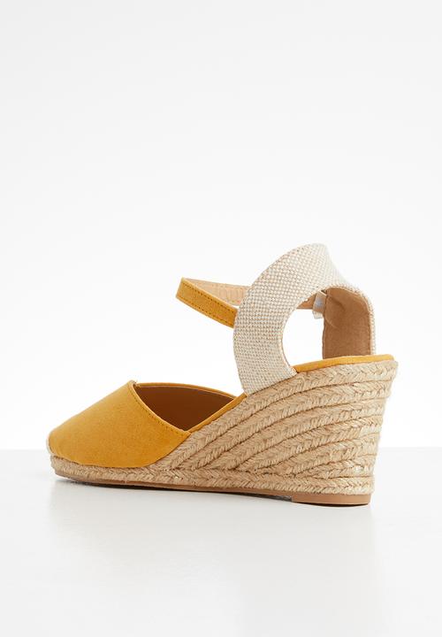 Jada - Espadrille wedge - mustard