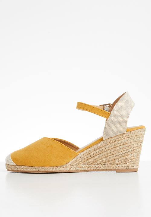 Jada - Espadrille wedge - mustard