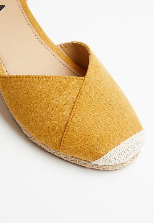 Jada - Espadrille wedge - mustard
