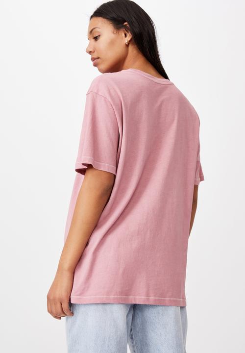Cotton On - The dad graphic tee - floral space/blush