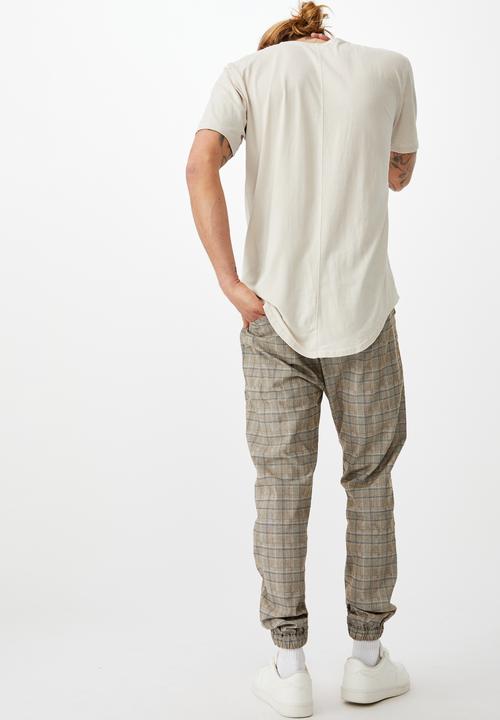 Cotton On - Drake cuffed pant - beige