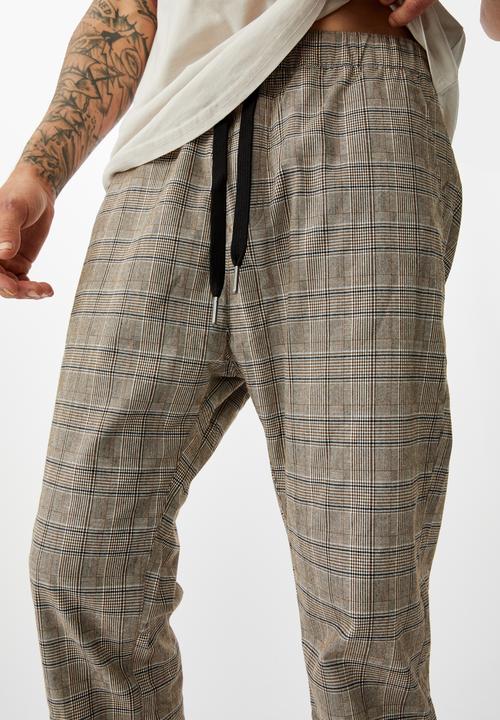 Cotton On - Drake cuffed pant - beige