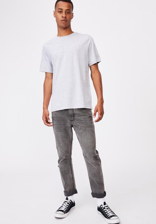Cotton On -  Essential crew tee - grey 