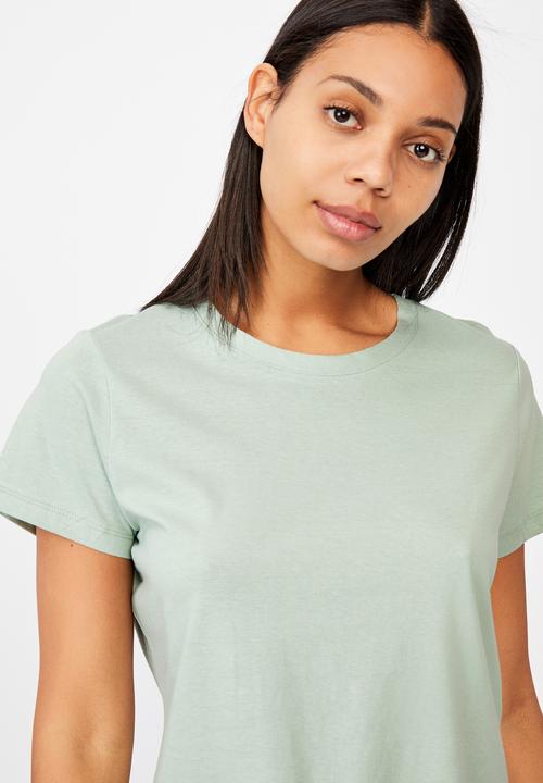 Cotton On - The one crew tee - lush green