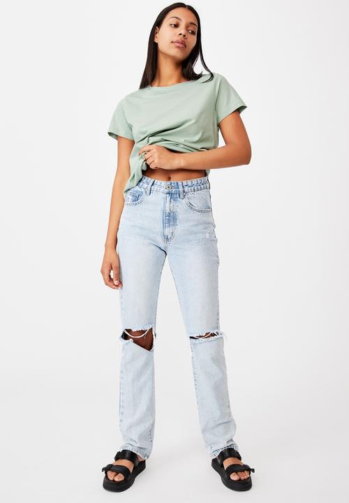 Cotton On - The one crew tee - lush green