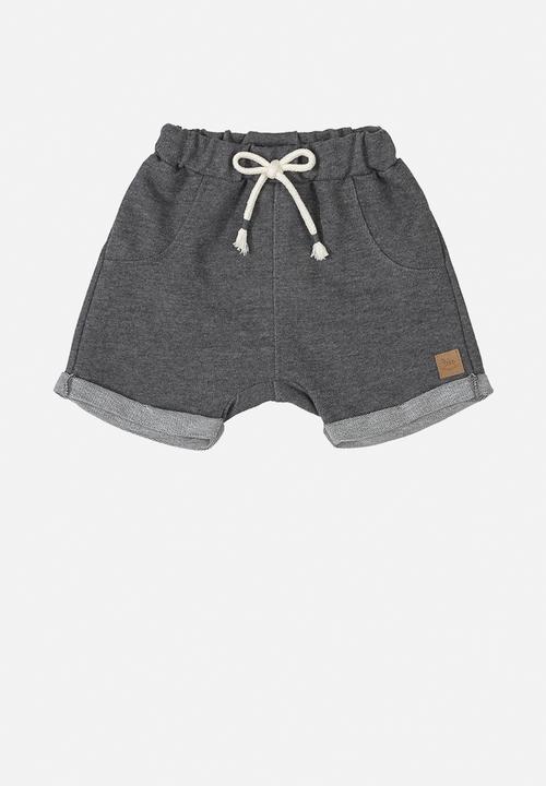 UP Baby - Baby boys bodysuit & sweat shorts set - blue