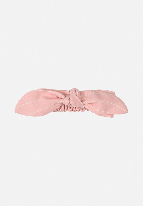 UP Baby - Dyed woven dress & headband set - pink