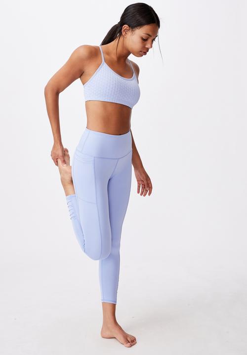 Cotton On - Workout yoga crop - lilac