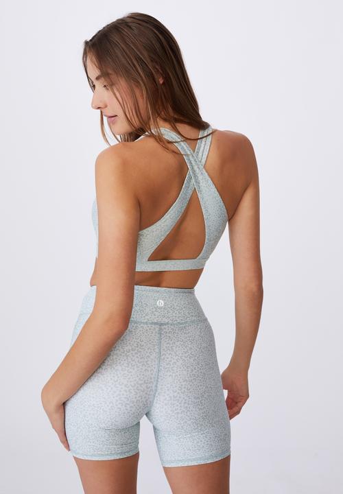Cotton On - Workout cut out crop - mint