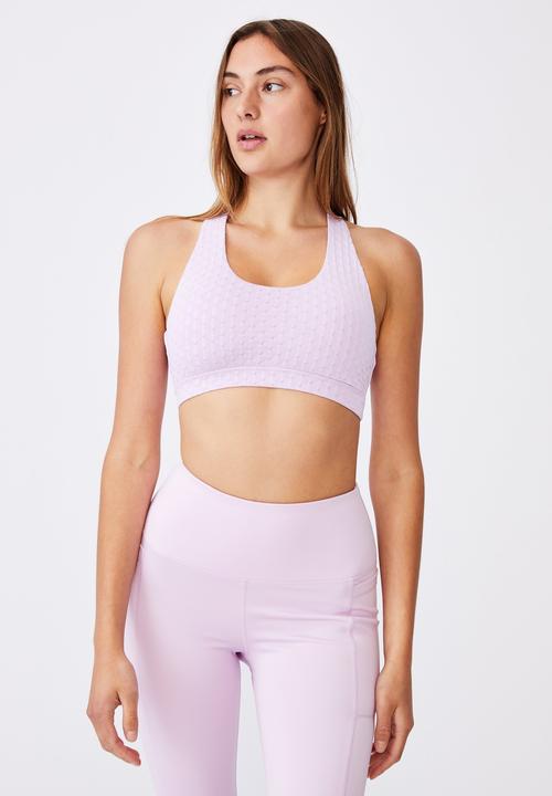 Cotton On - Workout cut out crop - blossom
