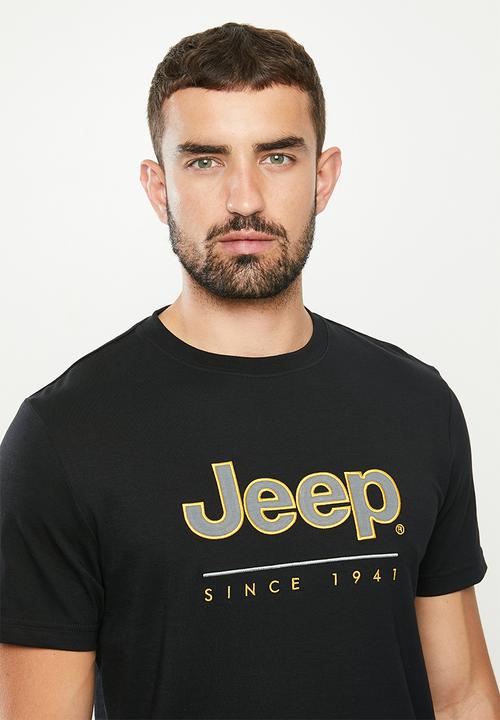 JEEP - Logo applique tee - black