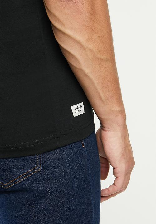 JEEP - Logo applique tee - black