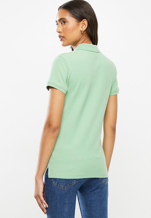POLO - Margot short sleeve sml pony stretch golfer - green