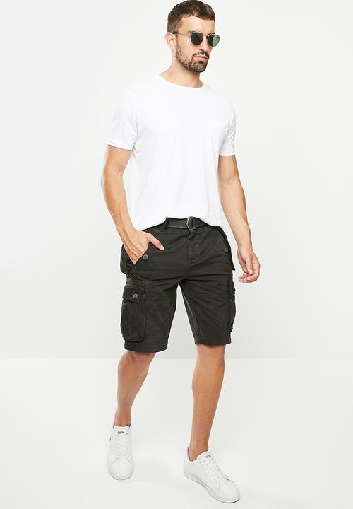 Superdry. - Core cargo heavy short - black
