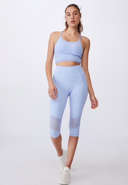 Cotton On - Mesh panelled capri - lilac