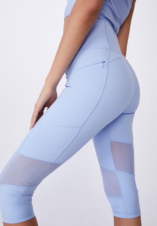 Cotton On - Mesh panelled capri - lilac