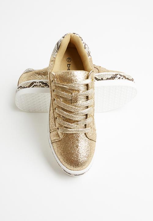 Tom Tom - Bebe glitter sneaker - gold