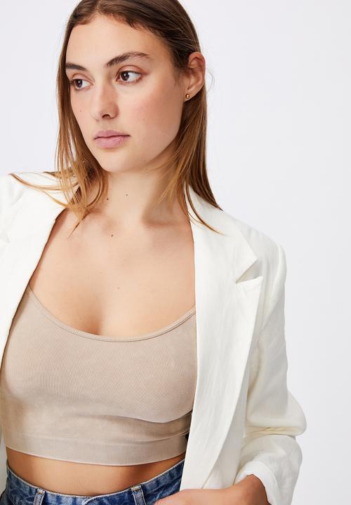 Cotton On - Ultimate linen blazer - fawn