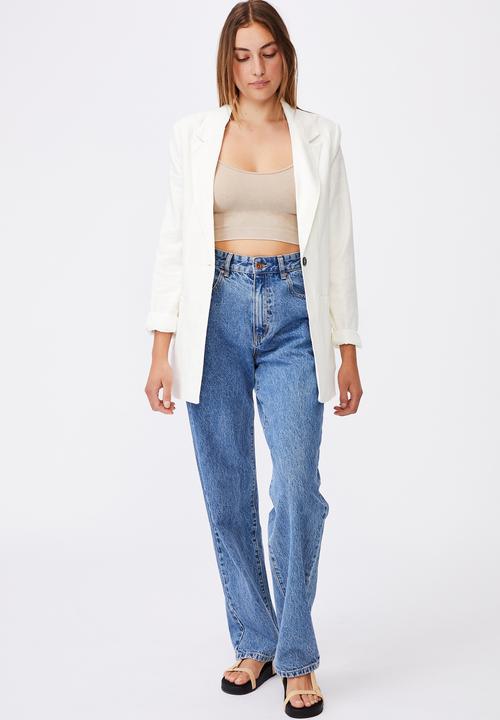 Cotton On - Ultimate linen blazer - fawn