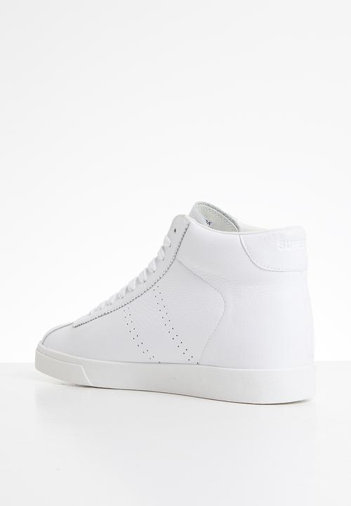 SUPERGA - 2870 club 's' velcro nappa - white