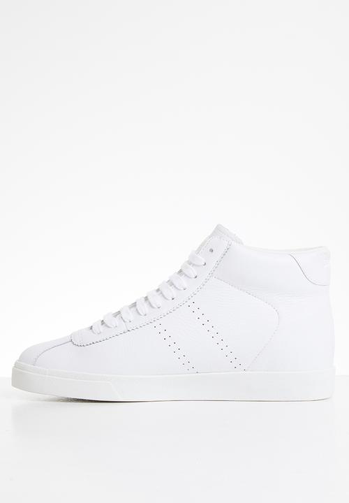 SUPERGA - 2870 club 's' velcro nappa - white