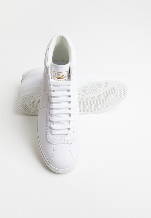 SUPERGA - 2870 club 's' velcro nappa - white
