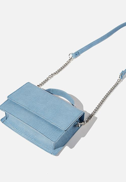 Rubi - Aria chain strap cross body bag - blue 
